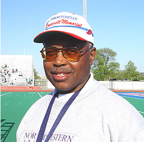 Ken is Marc Screven's (assistant meet director) Dad, who was coaxed